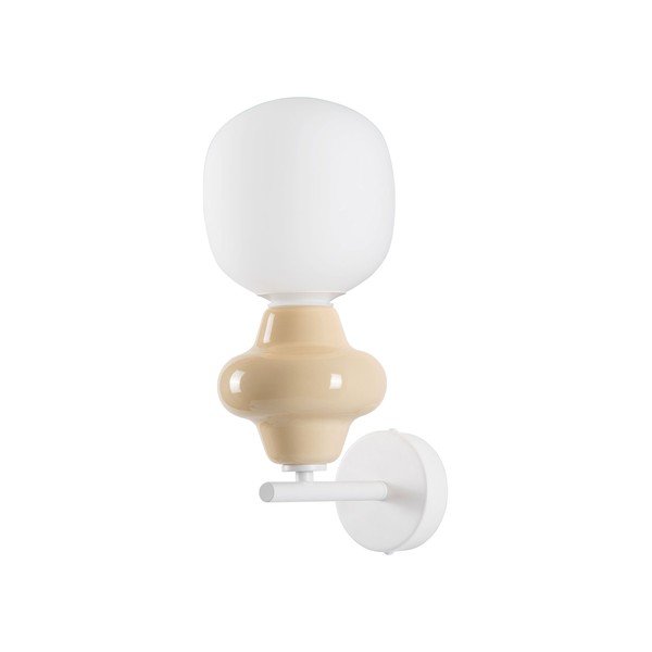Lampada da parete bianca in ceramica Clio – Nova Luce