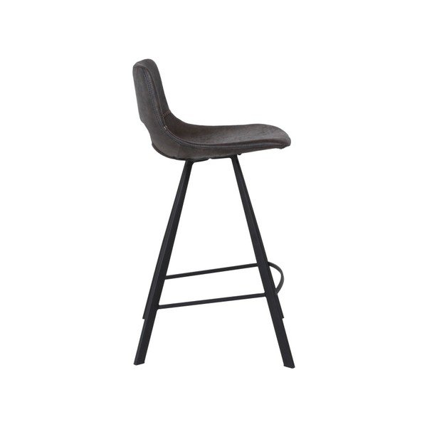 Sgabello da bar grigio scuro, altezza 87 cm Coronas - Canett-image-2