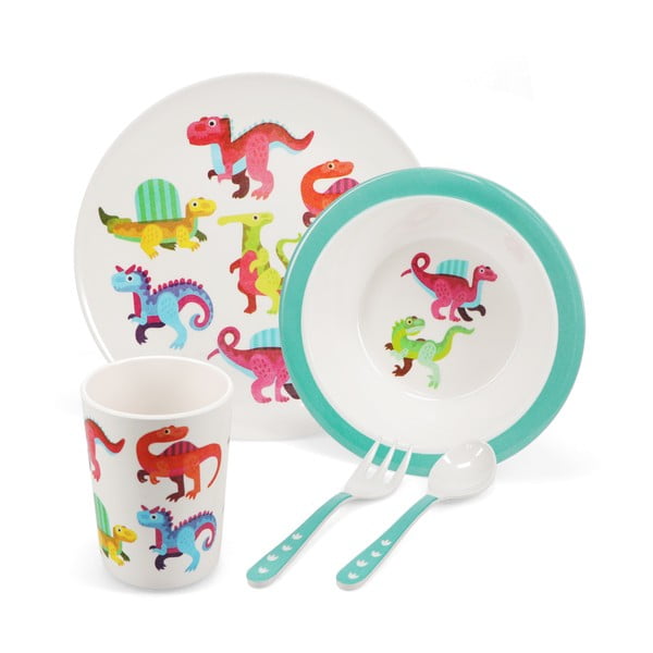 Set da pranzo per bambini 5 pz Baby Dinos – Rex London