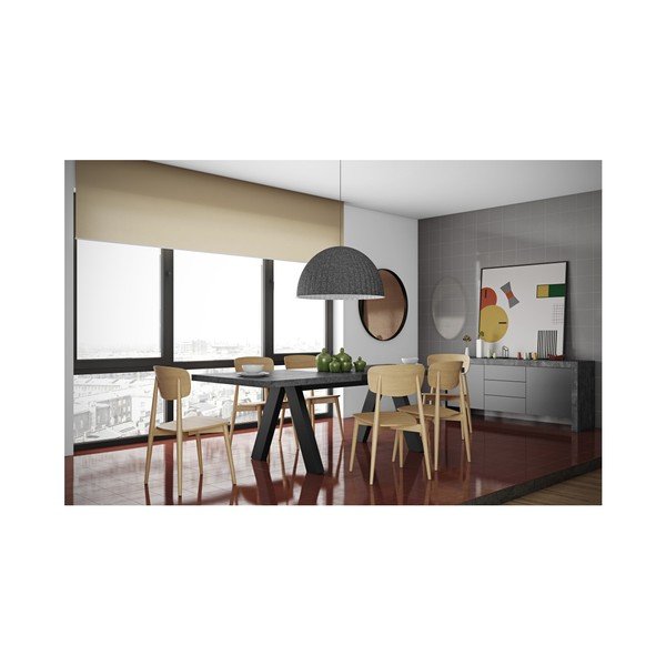 Tavolo da pranzo pieghevole grigio Apex - TemaHome-image-4