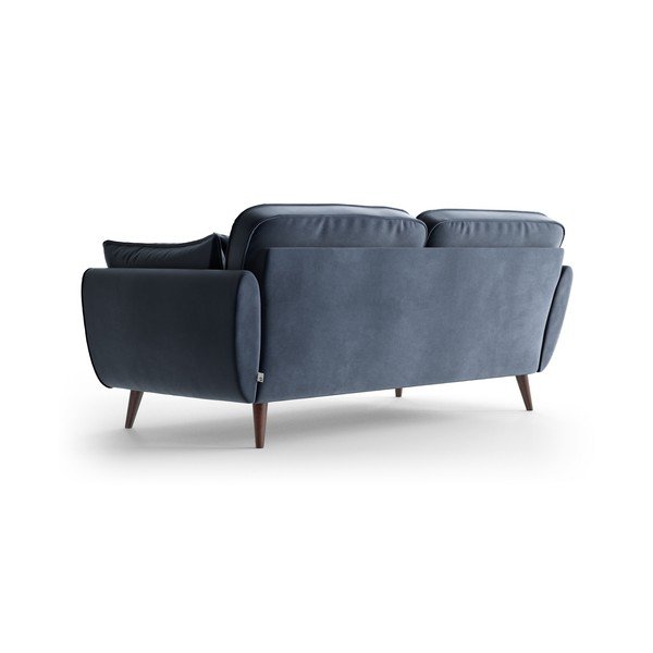 Divano in velluto blu scuro Auteuil - My Pop Design-image-4