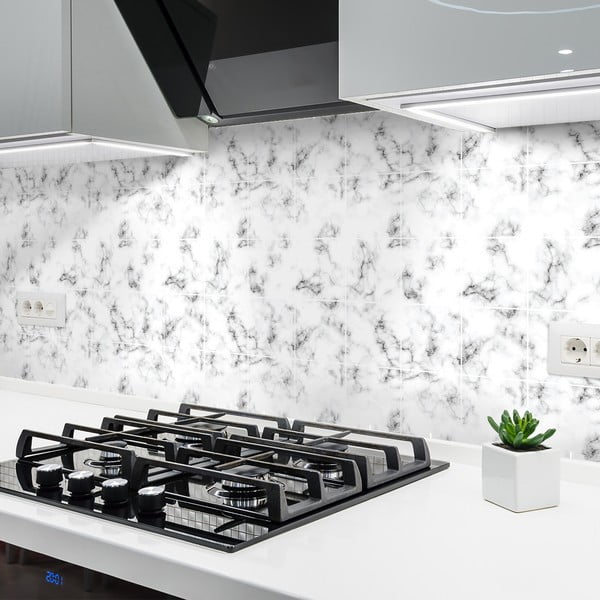 Set di adesivi per piastrelle 24 pz 10x10 cm Marble – Ambiance-image-1