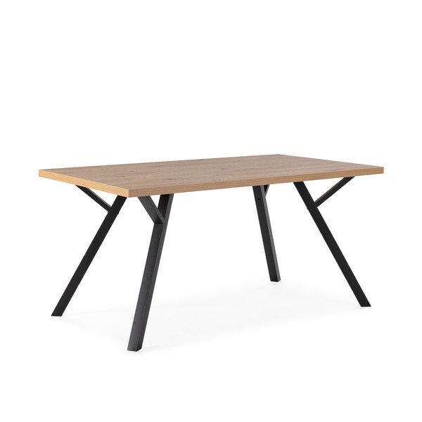 Tavolo da pranzo con piano in rovere massiccio 90x160 cm Marion – Marckeric-image-2