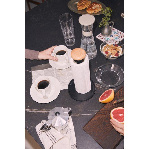 Portarotolo da cucina verticale nero ø 15 cm Paper Pal – Rosendahl-image-3