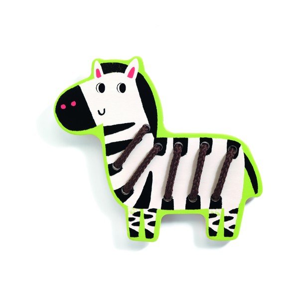 Animali della giungla trapuntati in legno per bambini - Djeco-image-3