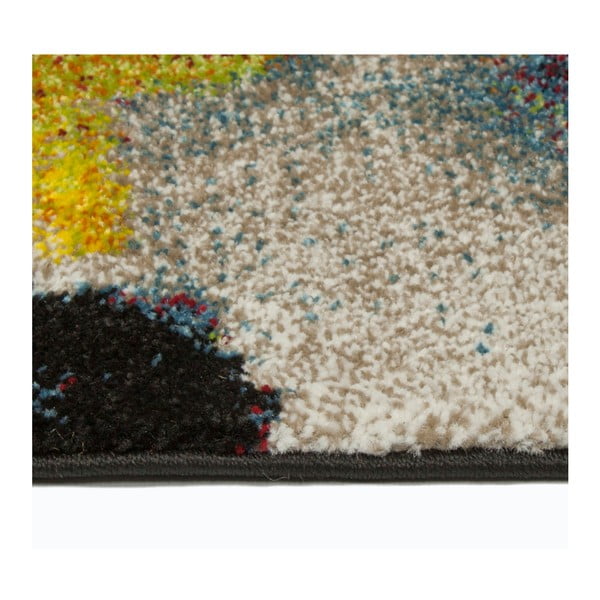 Tappeto blu e giallo , 140 x 200 cm Lienzo - Universal-image-2