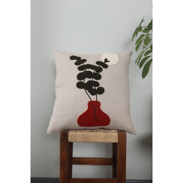 Cuscino decorativo in lino 43x43 cm Vazo – Mioli Decor-image-1