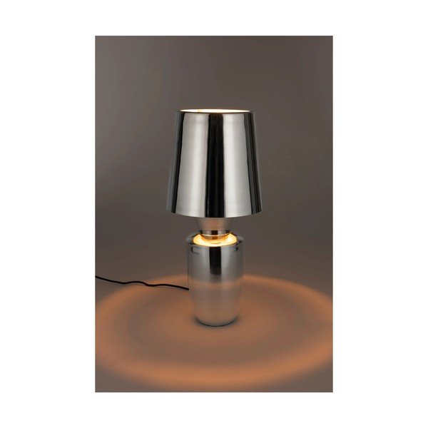 Lampada da tavolo argentata in metallo con paralume in metallo (altezza totale 42 cm) Classy – Zuiver-image-2
