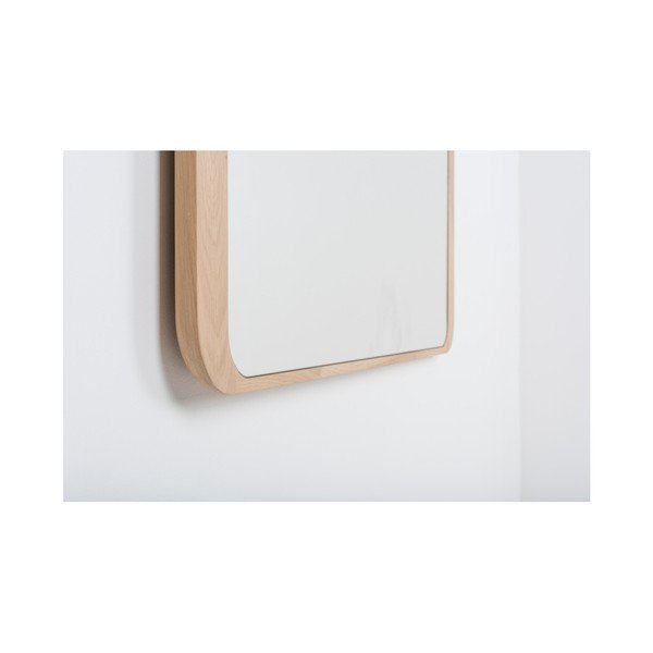Specchio da parete in legno di quercia Ena - Gazzda-image-4
