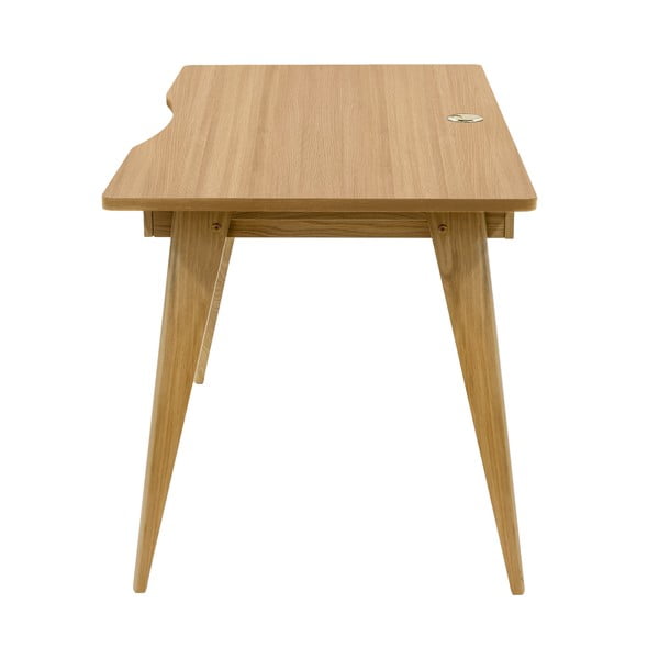 Scrivania con effetto rovere 70x140 cm Nice – Woodman-image-4