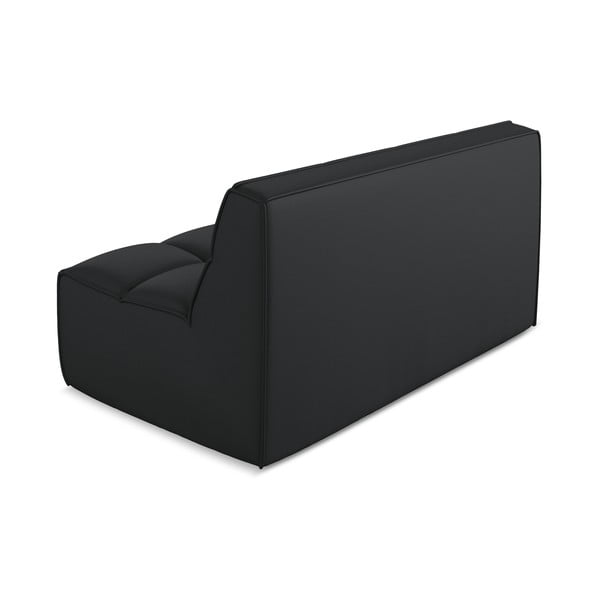 Parte divano componibile con rivestimento in finta pelle Kalai – Makamii-image-3