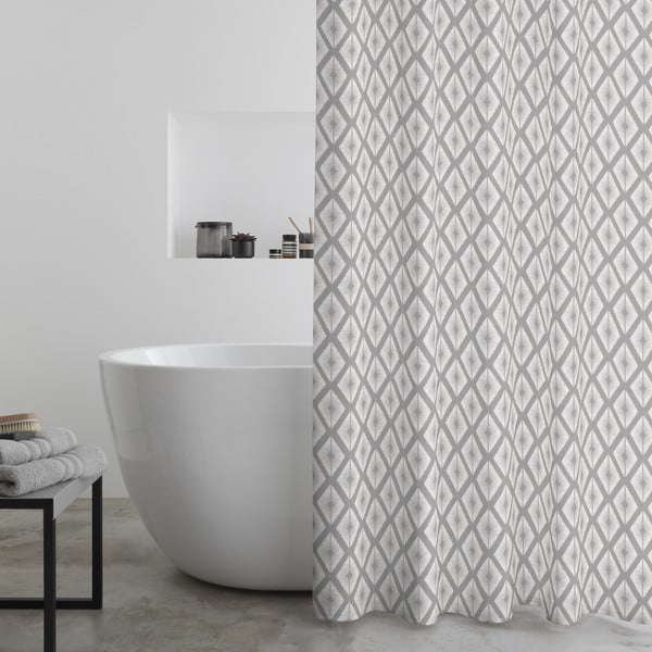 Tenda per doccia 180x180 cm Aztec Diamond – Catherine Lansfield-image-1