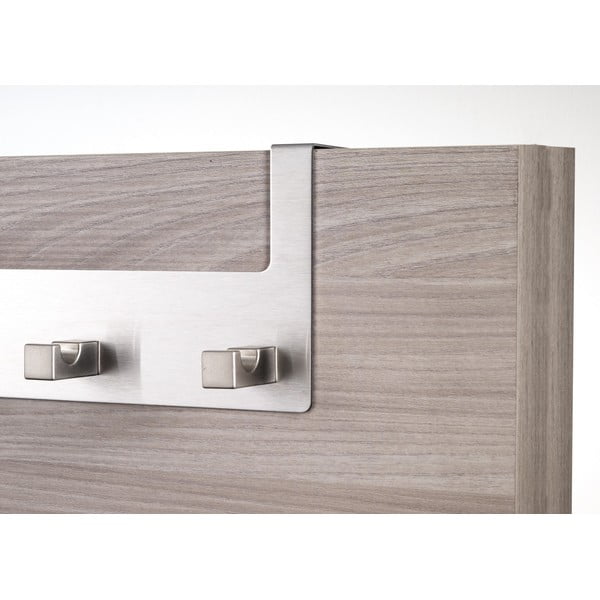 Appendiabiti in metallo argentato 32 cm Yale - Tomasucci-image-4