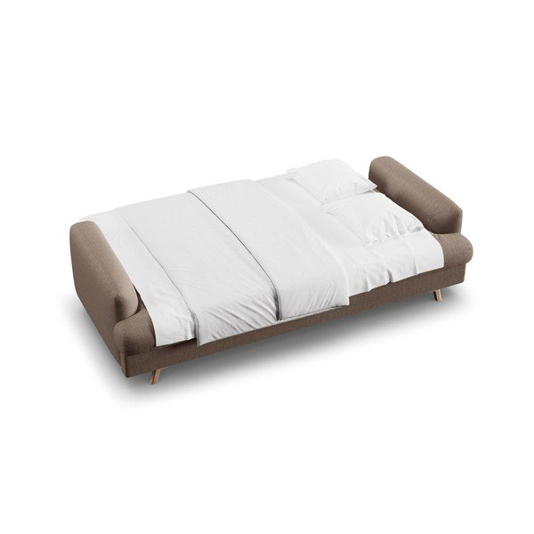 Divano grigio tortora allungabile/con contenitore 233 cm Naomi – Micadoni -image-3