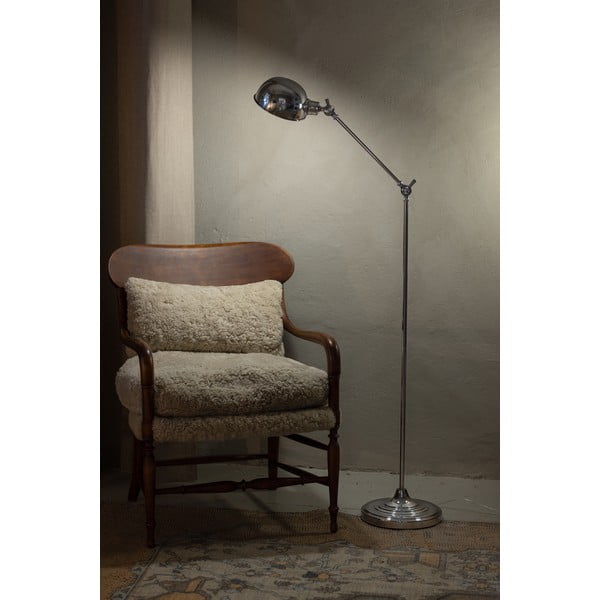 Lampada da terra in argento (altezza 143 cm) Portland - Markslöjd-image-1
