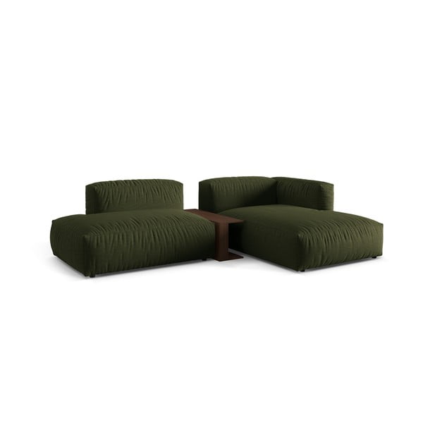 Divano angolare componibile verde (angolo destro) Martina - Micadoni Home-image-1