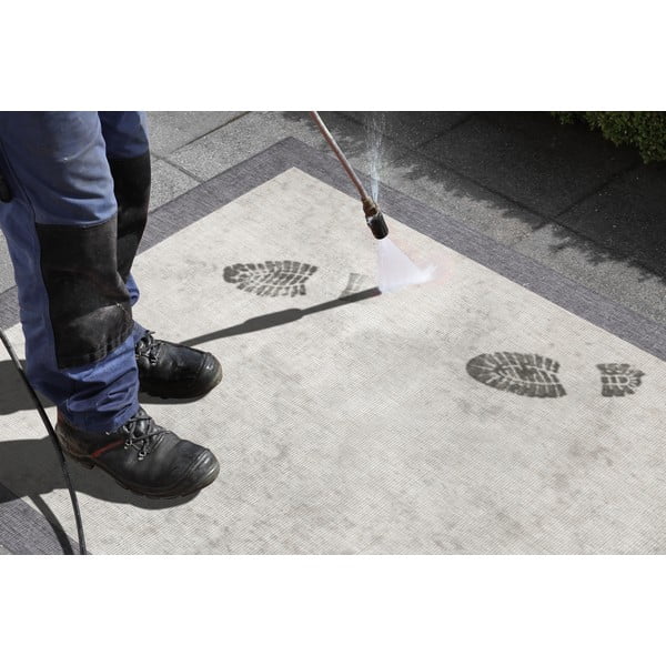 Tappeto da esterno grigio e crema , 80 x 150 cm Panama - NORTHRUGS-image-4