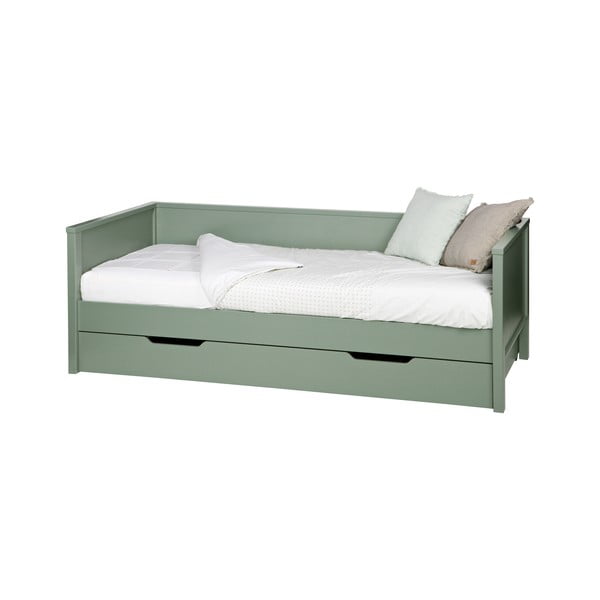 Letto singolo verde 90x200 cm Nikki - WOOOD-image-3