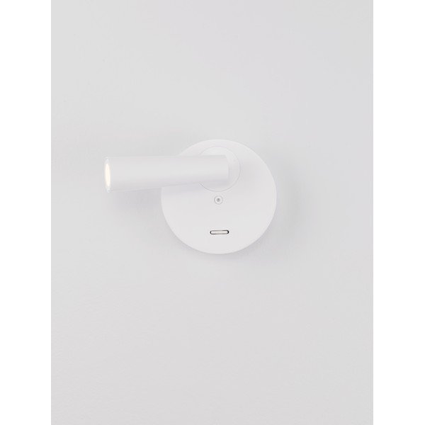 Faretto LED bianco opaco in alluminio con struttura flessibile 7x10 cm Tico – Nova Luce-image-3