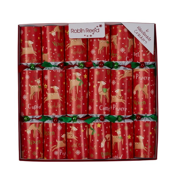Set di cracker natalizi 6 pz Rudolph & Friends – Robin Reed