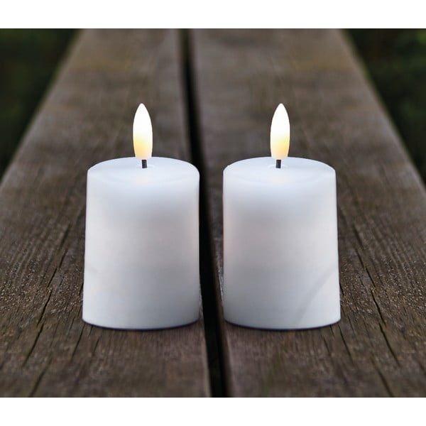 Candele LED da esterno in set da 2 (altezza 6,5 cm) Sille - Sirius-image-1