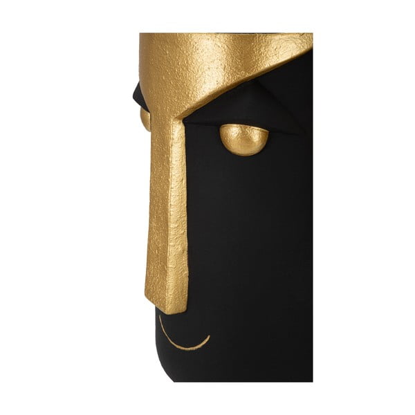 Vaso alto in poliresina nero e oro 40 cm Tribal - Mauro Ferretti-image-4