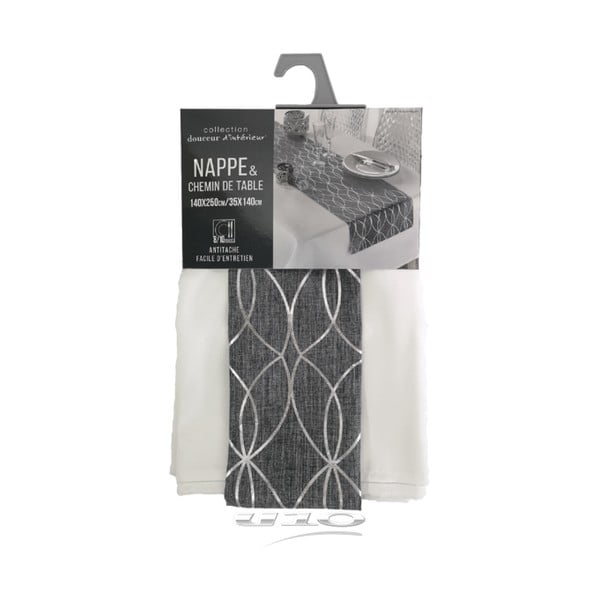 Set tovaglia e runner 140x250 cm Elipsa - douceur d'intérieur-image-3