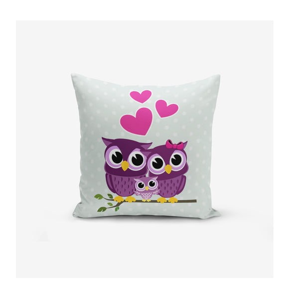 Federa da bambini 43x43 cm Owls – Mila Home