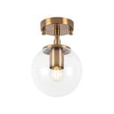 Plafoniera color ottone con paralume in vetro ø 15 cm Atmaca – Opviq lights