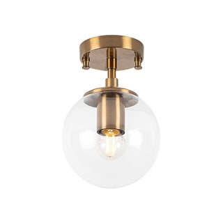 Lampada da soffitto color bronzo con paralume in vetro ø 15 cm Atmaca - Opviq lights