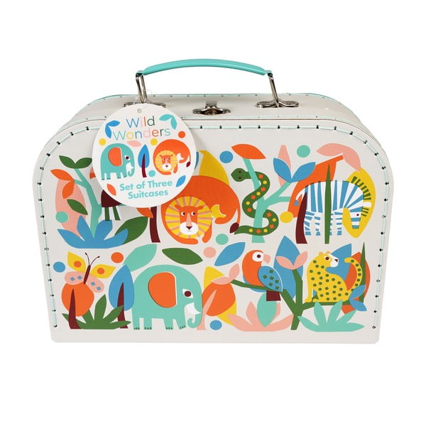 Valigie per bambini in set di 3 pezzi Wild Wonders - Rex London-image-2