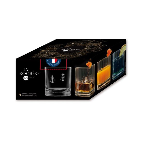Bicchiere da whiskey 320 ml Abeille – La Rochére-image-3