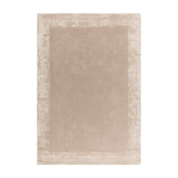 Tappeto beige tessuto a mano con lana 80x150 cm Ascot - Asiatic Carpets