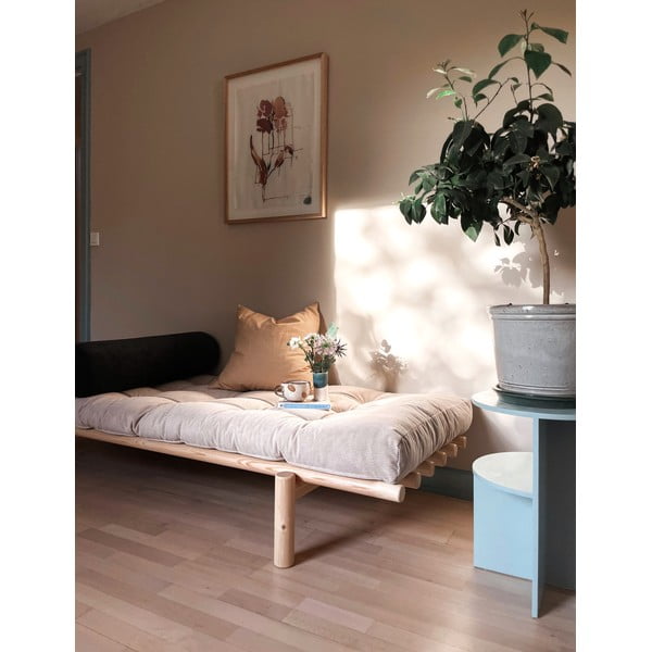 Divano in velluto a coste rosa 200 cm Next - Karup Design-image-1