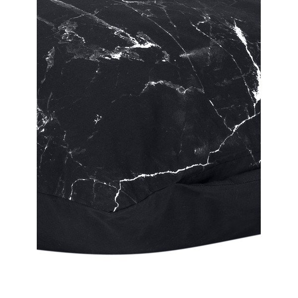 Set di 2 federe decorative in percalle di cotone nero , 40 x 80 cm Malin - Westwing Collection-image-2