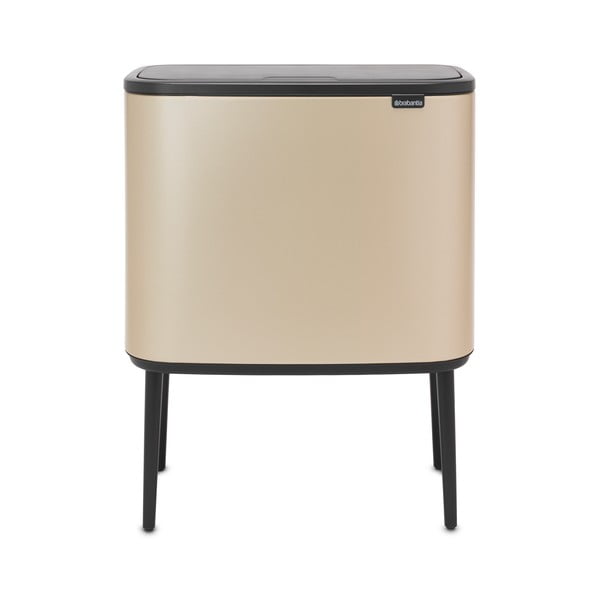 Bidone in acciaio touch per raccolta differenziata in oro 34 l Bo Touch Bin - Brabantia-image-4