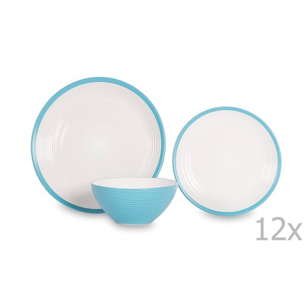 12dílná sada nádobí z porcelánu Sabichi Acapulco