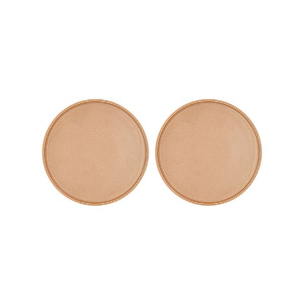 Set di 2 piatti da dessert in porcellana beige ø 20,8 cm Fjord - Villa Collection-image-2