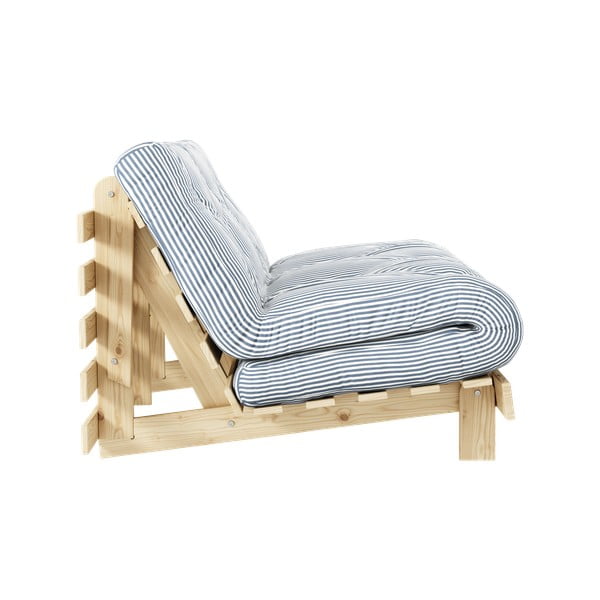 Divano letto bianco/azzurro 140 cm Roots - Karup Design-image-3