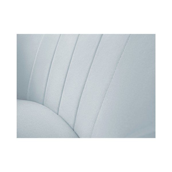 Poltrona in velluto azzurro Sardaigne - Mazzini Sofas-image-4