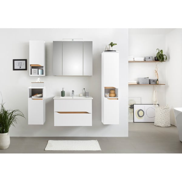 Mobile bagno alto sospeso bianco 30x72 cm Set 857 - Pelipal-image-2
