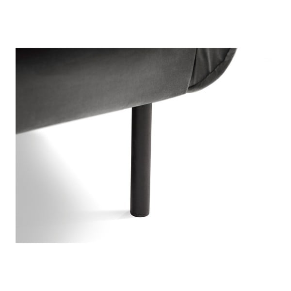 Poltrona in velluto grigio scuro Vienna - Cosmopolitan Design-image-3