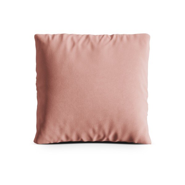 Cuscino per divano rosa con rivestimento in velluto Kemi – Cosmopolitan Design
