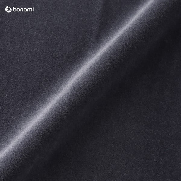 Pouf in velluto grigio, 100 x 80 cm Vienna - Cosmopolitan Design-image-1