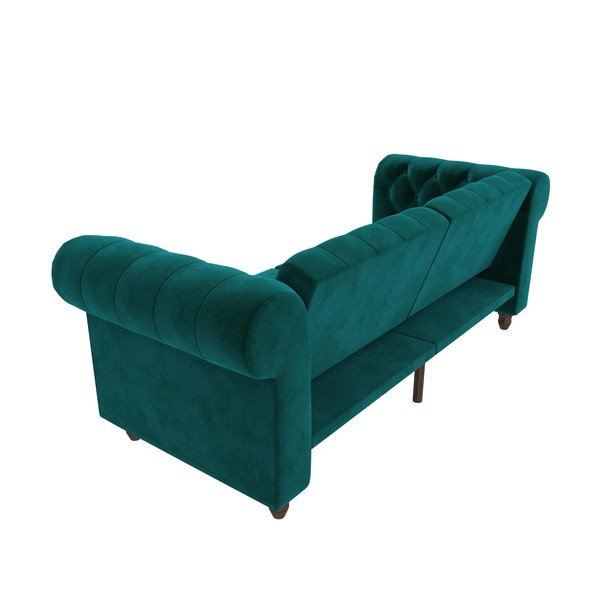 Divano letto verde con superficie in velluto Felix - Støraa-image-4