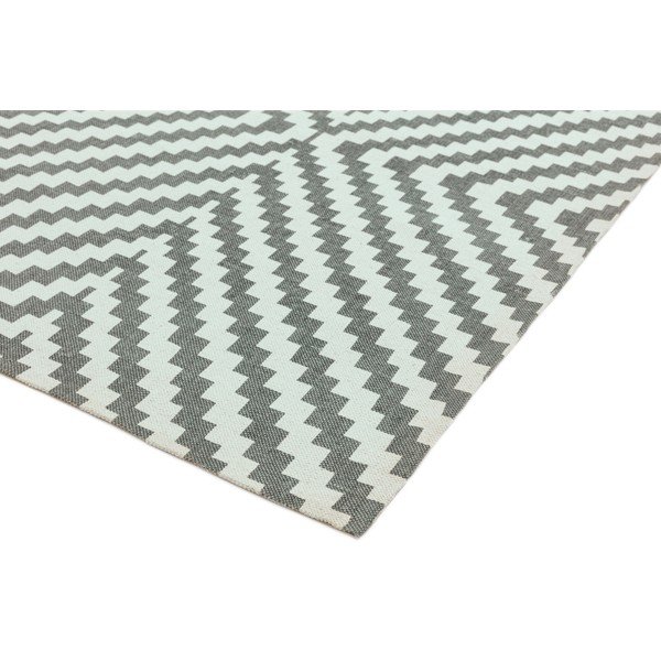 Tappeto grigio e bianco Geo, 120 x 170 cm - Asiatic Carpets-image-4
