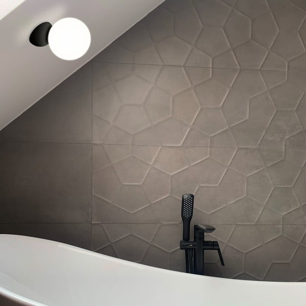 Lampada da parete nera , ø 12 cm Volga - SULION-image-1