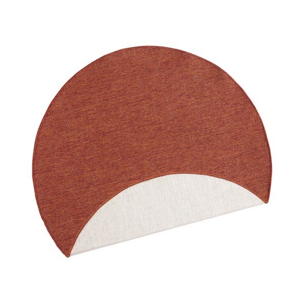 Tappeto da esterno rosso mattone , ø 200 cm Miami - NORTHRUGS-image-3