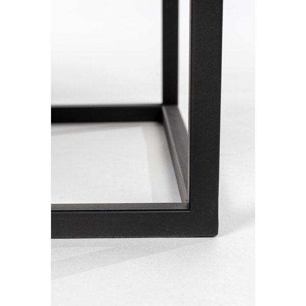 Portabottiglie in rattan nero per 8 bottiglie, 80x100 cm Guuji - White Label-image-1