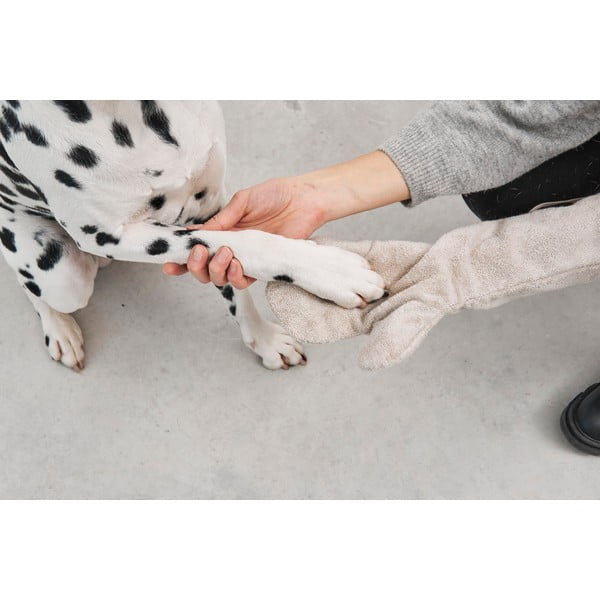 Guanto per pulizia animali domestici Guanto Greige - MiaCara-image-2